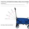 Outdoor Garden Multipurpose Micro Collapsible Beach Trolley Cart Camping Folding Wagon