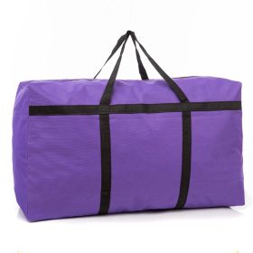 Waterproof Oxford Fabric Storage Bag Different Specifications Moving Bag for Clothes, Quilts, Shoes, Convenience for Home Storage, Travelling (Color: purple, size: L)